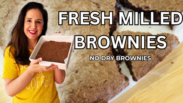 Fresh Milled Einkorn Brownies (Rich Cacao Whole Grain Recipe)