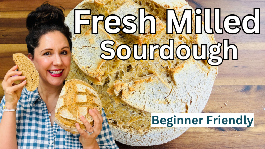 100% fresh milled sourdough bread