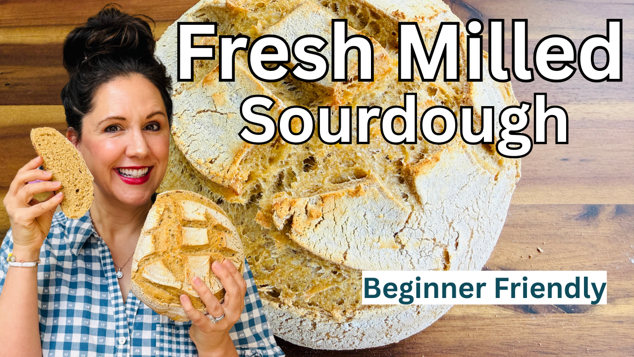 100% fresh milled sourdough bread