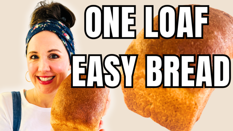 one loaf fresh milled whole wheat sandwich bread recipe