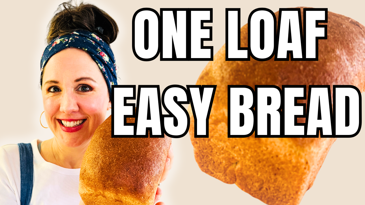 one loaf fresh milled whole wheat sandwich bread recipe