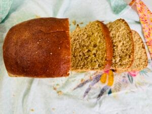 fresh milled kamut hard white sandwich bread sliced loaf