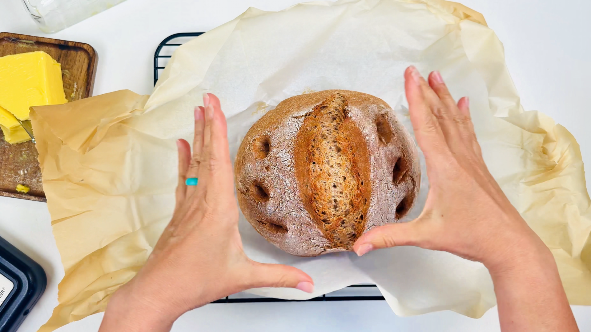 Overnight Sourdough Bread Boule
