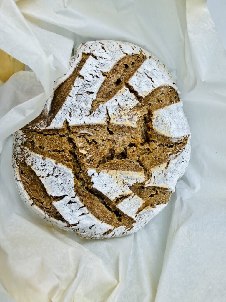 Same Day Spelt Sourdough Boule (Fresh Milled, No Knead & Fast)